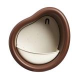 Söögikauss/joogikauss Organic linnusöögikauss kastanipruun 25 cm