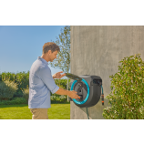 Gardena PowerRoll XL seina-voolikukast 35 m, türkiissinine – komplekt