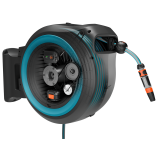 Gardena PowerRoll XL seinakast 35 m voolikule, türkiissinine – ilma akuta
