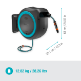 Gardena PowerRoll XL seinakast 35 m voolikule, türkiissinine – ilma akuta
