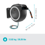 Gardena PowerRoll XXL akutoitega seinakast, komplekt, 40 m, valge
