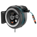 Gardena PowerRoll XXL akutoitega seinakast, komplekt, 40 m, valge