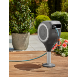 Gardena terrassivoolikukast RollUp S, 15 m voolik, valge, automaatne kerimine