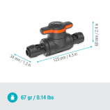 Gardena sulge- ja reguleerimisventiil 13 mm (1/2") 13207-20