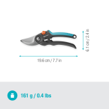 Gardena aiakäärid PremiumCut Flex, kahe teraga, aiakäärid, rohelise puidu lõikamiseks, 24 mm