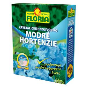 Floria crystalline sinisel hortensialillal