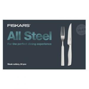 Fiskars All Steel Steak söögiriistade komplekt 24 tk 1027505