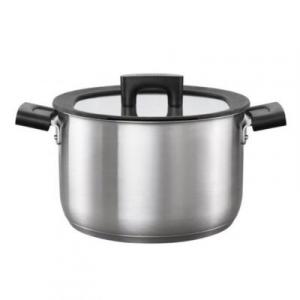 Fiskars pott kaanega 5l/22cm Hard Face 1052241