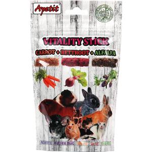 Apetit näriliste porgandi-, peedi- ja lutsernipulgad Vitality Stick 120 g