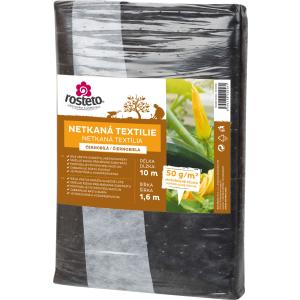 Neotex mittekootud kangas Rosteto must ja valge 50g