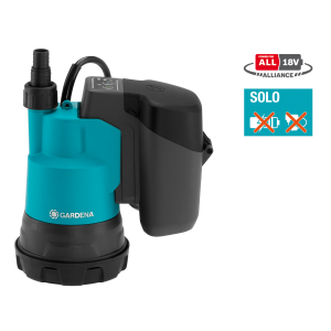 Gardena akutoitega puhta vee pump 2000/2 18 V P4A – ilma akuta