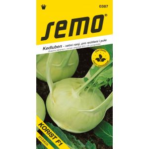 Seemned Valge Kohlrabi Korist F1 väga varajane põllu jaoks 40s