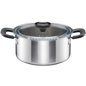 Fiskars pott kaanega, 3,0 L / 20 cm, roostevaba teras 1072316