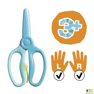 Fiskars treeningkäärid, türkiissinine 3+ 1064068