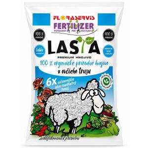 Lasta väetis, mis on valmistatud küpsest lambasõnnikust